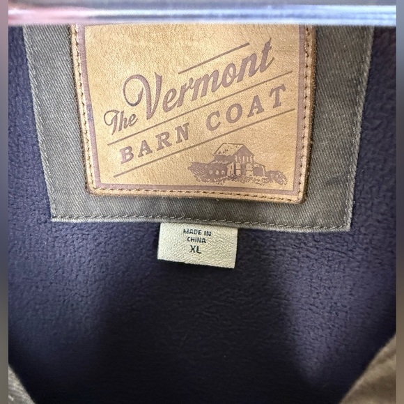 The Vermont barn coat men’s xl fleece lined chore coat - Picture 8 of 13